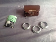 Vintage Polaroid Close-Up Lens Kit  1, 2, 3 book, case and tape