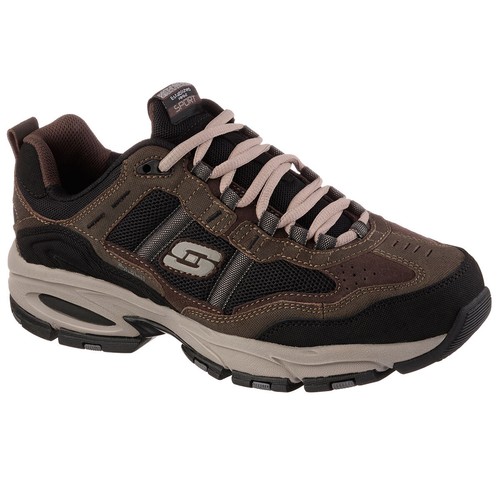 Skechers Men's Vigor 2.0 Trait Shoes, Wide - Brown
