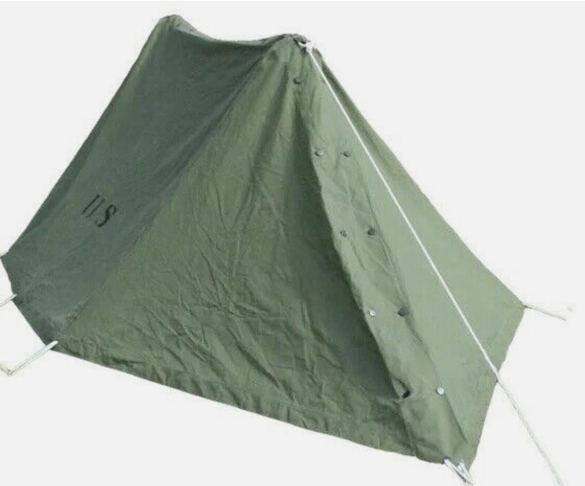 米軍 US Military SHELTER HALF TENT ハーフシェルター PUP TENT パップテント 1991年 2ポール テント アウトドア By The Sword - US GI Pup Tent - Shelter Half - Original