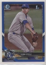 2018 Bowman Chrome Prospects Blue Refractor /150 Evan Steele #BCP245 y0i