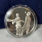 .925 Sterling Silver Round JOE FRAZIER FM 100 Greatest Events In Sports