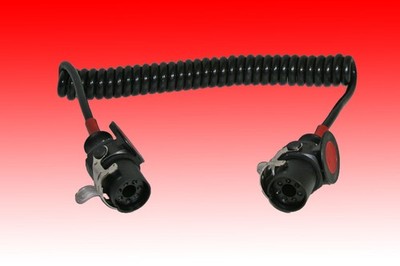 ABS EBS Wendel 24Volt 7 Polig Spiralkabel Anhänger Kabel Auflieger Kabel