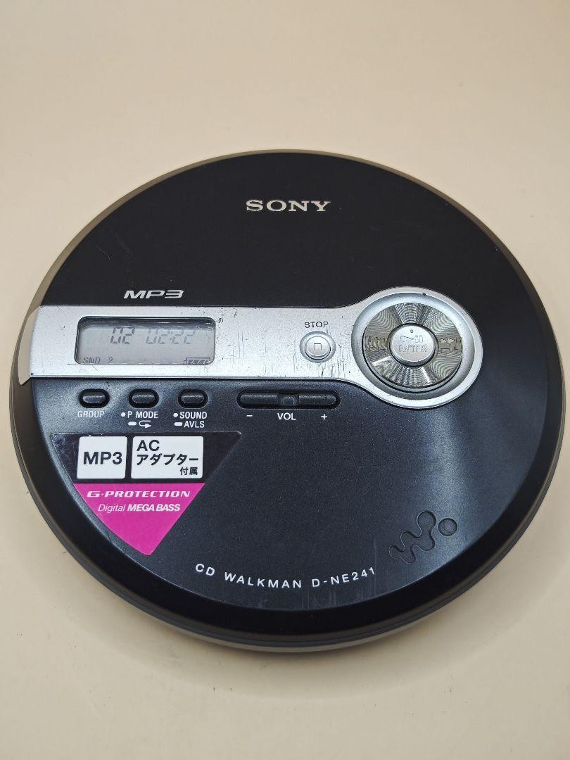 Sony D-NE241 CD Walkman Black Portable MP3 Player Japan