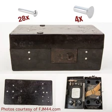 German WW2 Bakelite Lantern Spare Parts Box Rivet Replacement Set (Reproduction)