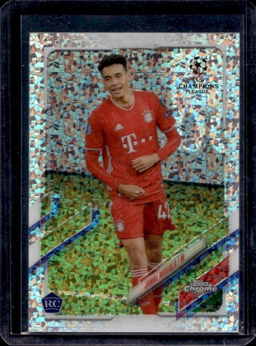 2020-21 Topps Chrome UEFA Jamal Musiala Refractor Rookie RC Speckle #81