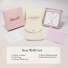 Gold Necklace for Women,Valentines Day Gifts, Cross Necklace Dainty 18K Real Gol