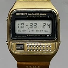 Seiko Calculator Alarm With Seiko Calculator Pen 33mm Watch C359-5019