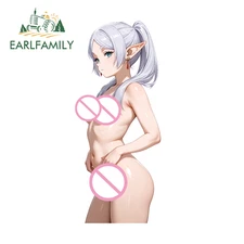 EARLFAMILY 5.1" Frieren Car Stickers Racing Drifting Waterproof SUV JDM Decals