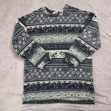 Vintage Woolrich Berber Fuzzy Sweater Halifax Tunic Size Medium Made in USA