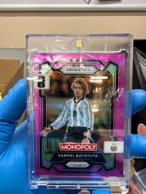 241★サッカー★gabriel batistuta★prostarsフィギュア 2026 Panini Prizm FIFA World Cup #4 Gabriel Batistuta – Argentina