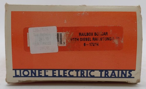 Lionel 6-17214 Spur O RailBox Boxcar with Diesel Railsounds #17214 EX/Box - Bild 6 von 6