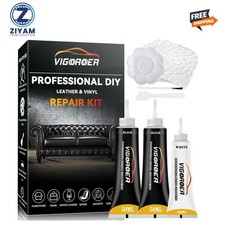 Black Leather Repair Kit for Furniture, Leather Seat Repair Kit for Cars, Easily