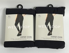 2 PACK - West Loop-Everyday Legging - Black, XL - Fitted Full Length Classic Fit