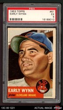 1953 Topps #61 Early Wynn Indians HOF PSA 5 - EX