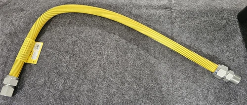 Jones Stephens G76042 36" Stainless Steel Gas Connector - Yellow - Picture 1 of 2