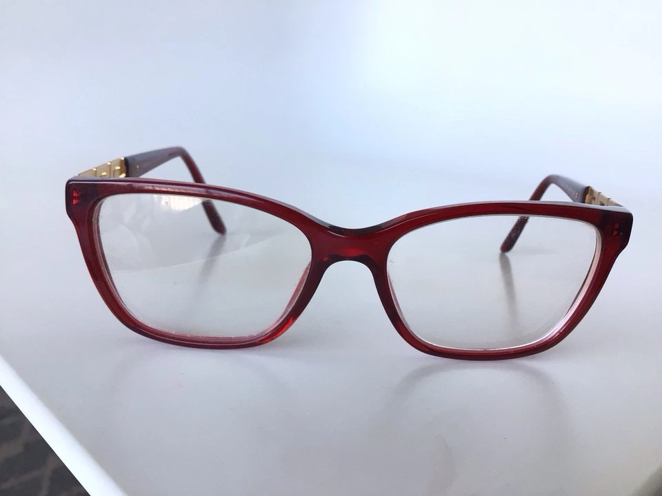 MARCO DE GAFAS VERSACE Damas LOGOTIPO CLAVE GRIEGA/CRISTALES (52-16 140) Foto 2 de 4