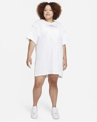 Nike Plus Size 1X Sportswear Swoosh Women's 100% Premium Cotton Dress