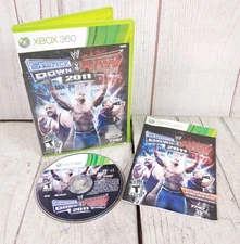 WWE SmackDown vs. Raw 2011 (Microsoft Xbox 360, 2010) - Wrestling TESTED WORKING