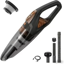 Cordless Handheld Vacuum - 25000PA Suction, Portable Car & Home Cleaner