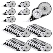40 Pack 39 Feet White Out Correction Tape Easy To Use Applicator Whiteout Tap...