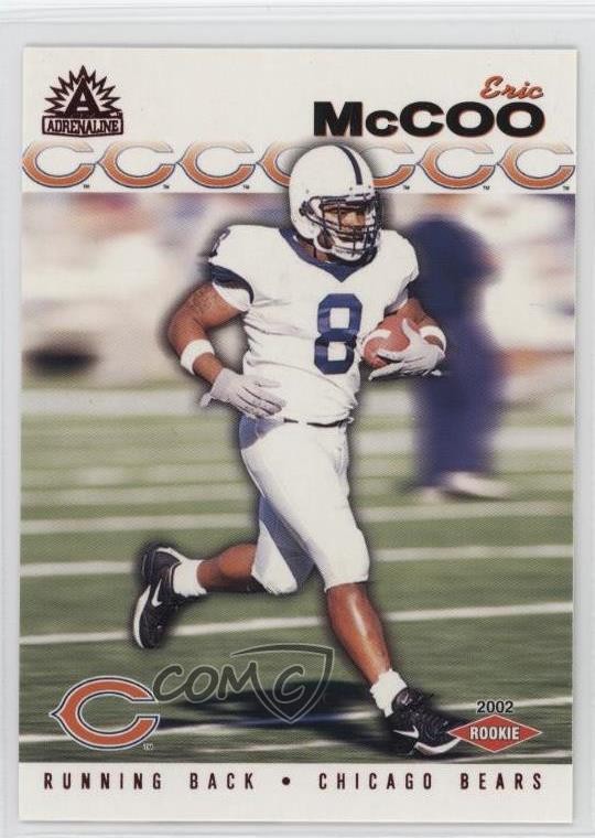 2002 Pacific Adrenaline Red Eric McCoo #48 Rookie RC 0w6