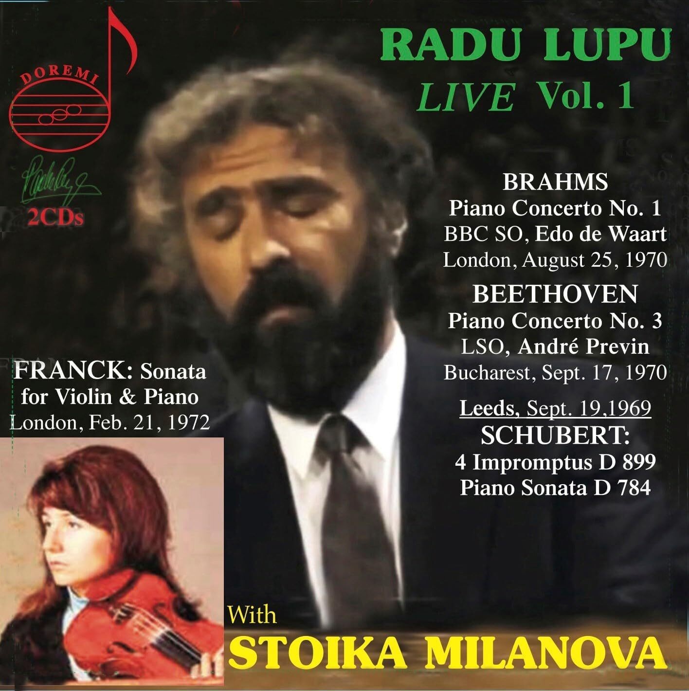 Radu Lupu Раду Лупу: Концертный альбом - Том 1 (CD)