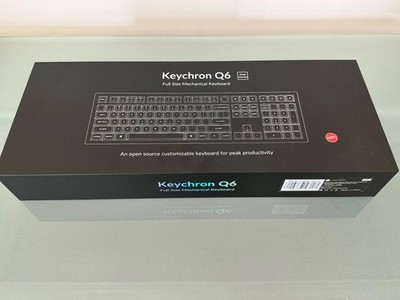 Keychron Q6 Wired Mechanical Keyboard w/Knob, Barebone - Black