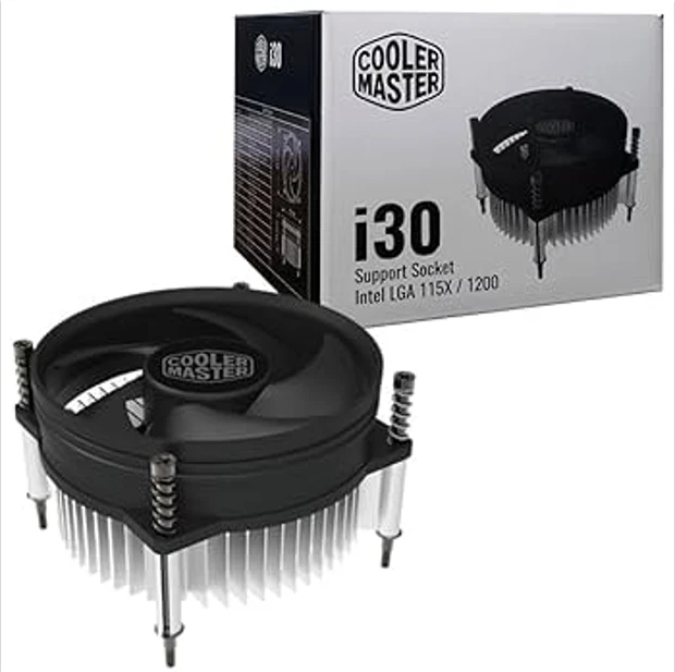 Cooler Master i30 CPU Cooler 92mm Low Noise Cooling Fan, Tested and 100% Working - Image 4 of 4