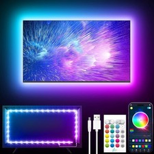 LED TV-Hintergrundbeleuchtung 6M RGB Musik Sync Bluetooth Streifen