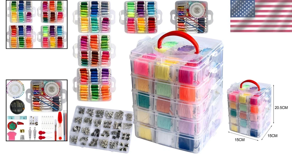 Variegated Embroidery Floss Collection - 4 Vibrant Threads - Image 2 of 4