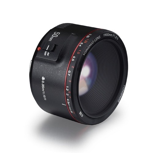 YN50MM F1.8 II AF/MF 0.35M Focus Distance Standard Prime Lens Black for Canon...