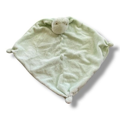 Angel Dear Frog Security Blanket Lovey Green Knotted Corners