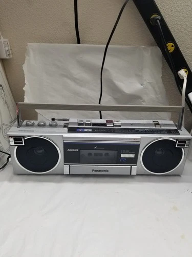 Vintage Panasonic Ambience RX-F2 Boombox Stereo Cassette Player Recorder