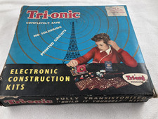 60's Tri-onic Electronic Construction Kit A by Tri-Ang Vntg Educational Toy