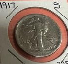 1917s Walking Liberty Half Dollar 90% Silver