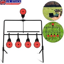 Shooting Practice Pellet Catcher Animal Target Spinning Resetting Air Riele Set