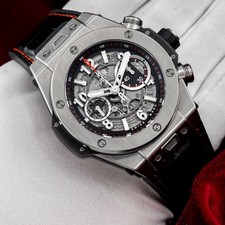 Hublot Big Bang Unico 44mm Skeleton Dial Titanium 411.NX.1170.RX Box & Papers 14