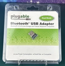 Plugable USB Bluetooth 4.0 Low Energy Micro Adapter Brand New Sealed Small Size