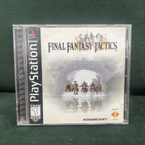 Final Fantasy Tactics (Sony PlayStation 1 PS1, 1998) CIB Black Label
