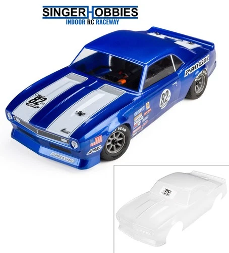 PRO-LINE 372717 Pre-Cut 1968 Chevy Camaro Clear VTA Body: Losi NASCAR