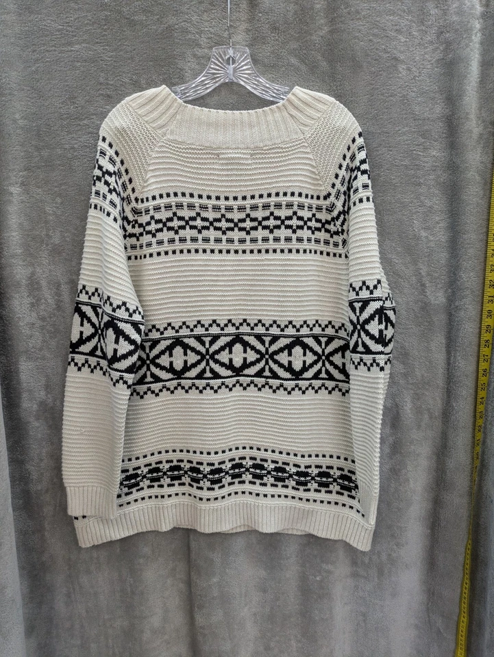 北欧毛衣女式 XXL Fair Isle Quiet 豪华学院风经典舒适 Cottagecore — 第 4/4 张图片