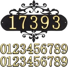 House Numbers for Outside,Metal House Address Numbers for Hotel House Home Offic