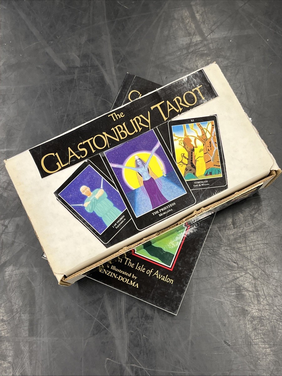 The Glastonbury Tarot Full Deck 78 Cards w/ Guidebook Wisdom