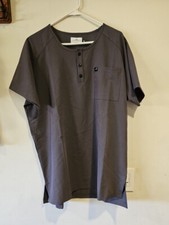 Impact Black Finch Scrub Top Grey Women's Size 2XL
