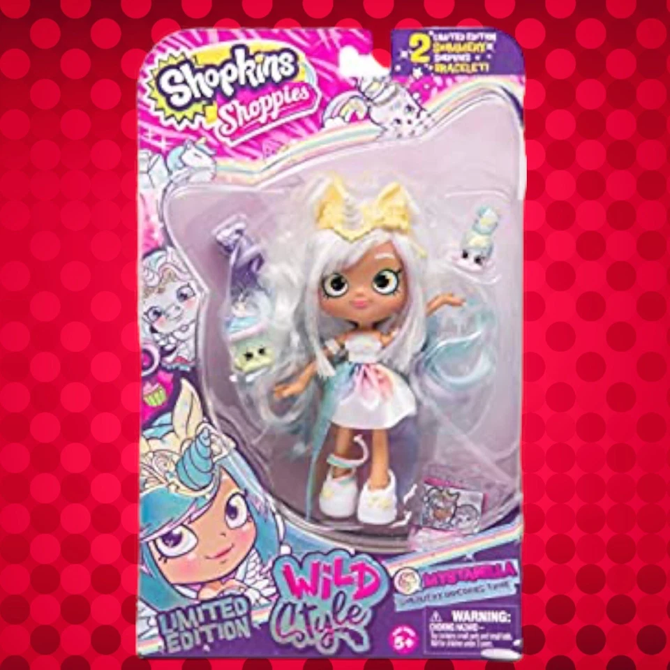 Shopkins Temporada 9 Loja Estilo Selvagem Mystabella Unicórnio Edição Limitada Brinquedo Novo - Imagem 4 de 4