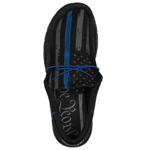 Howitzer Men's Slip-On Shoes ROAM BLUE FLAG Sneakers with Camo Print Footwear - Picture 2 of 9