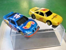  NEW TYCO TCR Chassis 1 Blue &1 yellow Pontiac Grand-Prix Hot Wheels & Pennzoil 