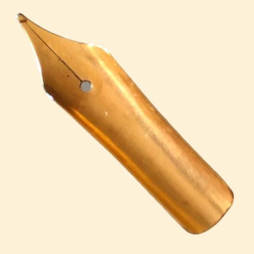Penna Stilografica STIPULA Ricambio Pennino Metallo Dorato 5 mm Gradazione Medio - Foto 3 di 5