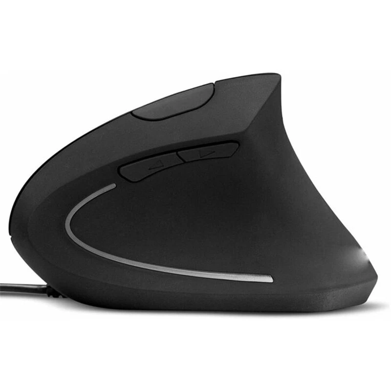 Vertical Mouse 5 Buttons 1000 / 1600 DPI Ergonomic Optical USB Wired Anker - Image 2 of 4