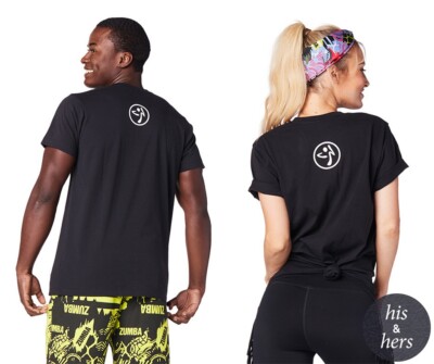 Zumba I Love Zumba Unisex Tee - Black ~ XS/S ~ New! Free Shipping